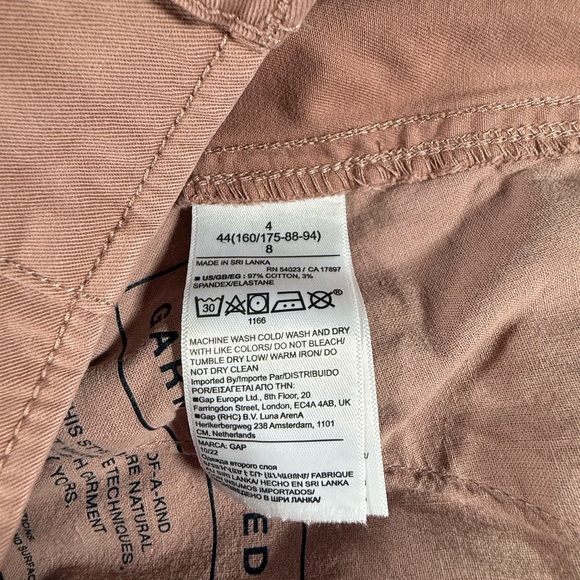 GAP Downtown Khaki Pants Fawn Beige Size 4 B42 - Picture 3 of 10